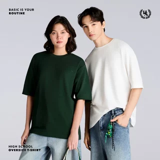 Highschool Basic Collection : Routine - Oversize T-Shirt เสื้อยืดโอเวอร์ไซส์ - TPB06119