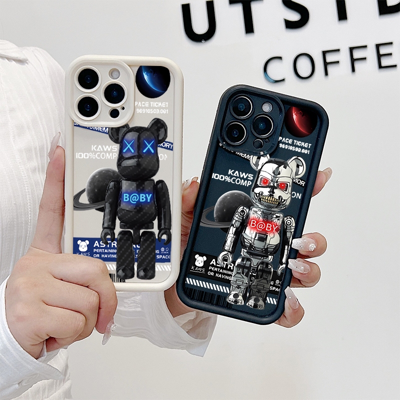 เคส เคส  Samsung A55 A54 A53 A52s A52 A51 A30s A50s เคสซิลิโคนนิ่มกันกระแทกแฟชั่นเคสโทรศัพท์หมีรุนแรงใหม่ - รูปที่ 4