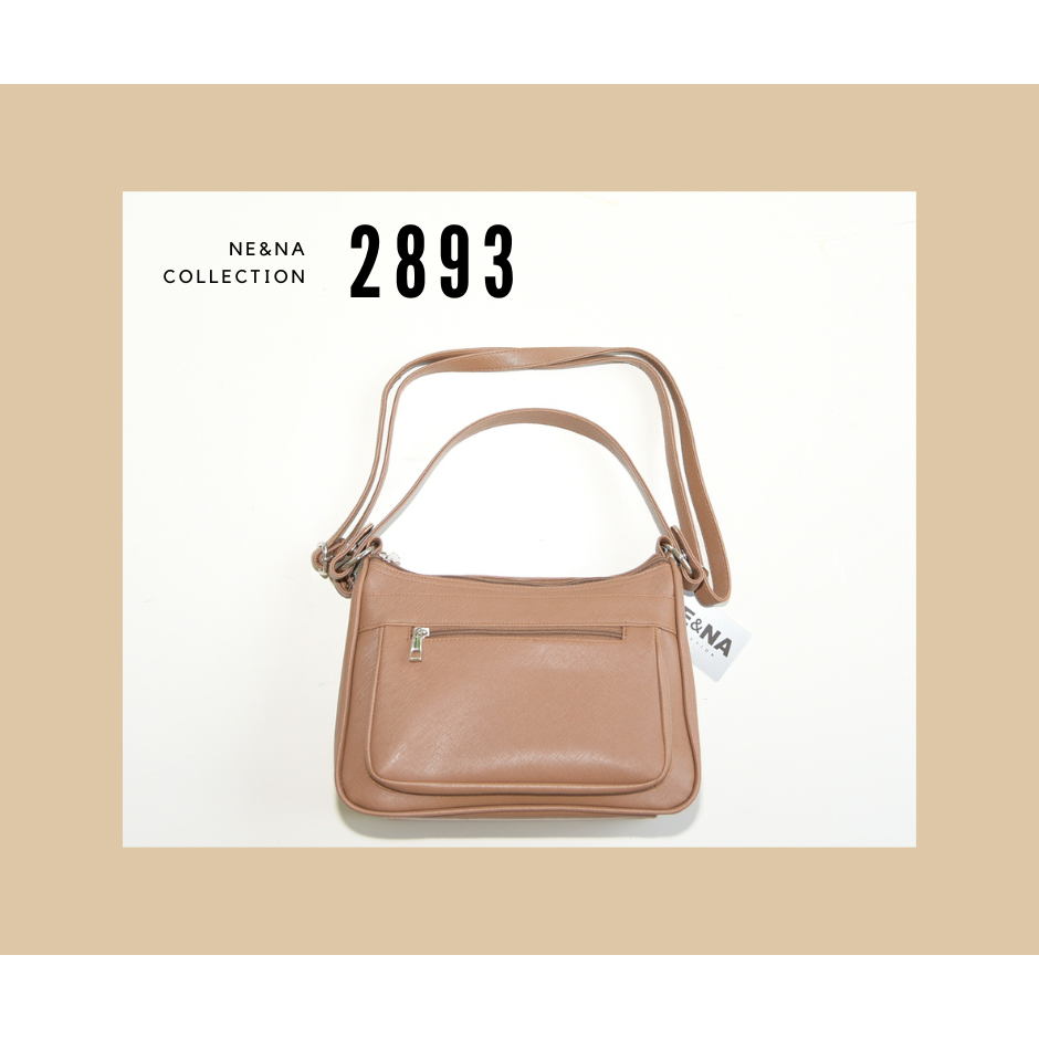 กระเป๋าเเฟชั่นผู้หญิงสะพายข้างทรงนิ่มเเฟชั่น No. 2893 NE&NA Collection Bag