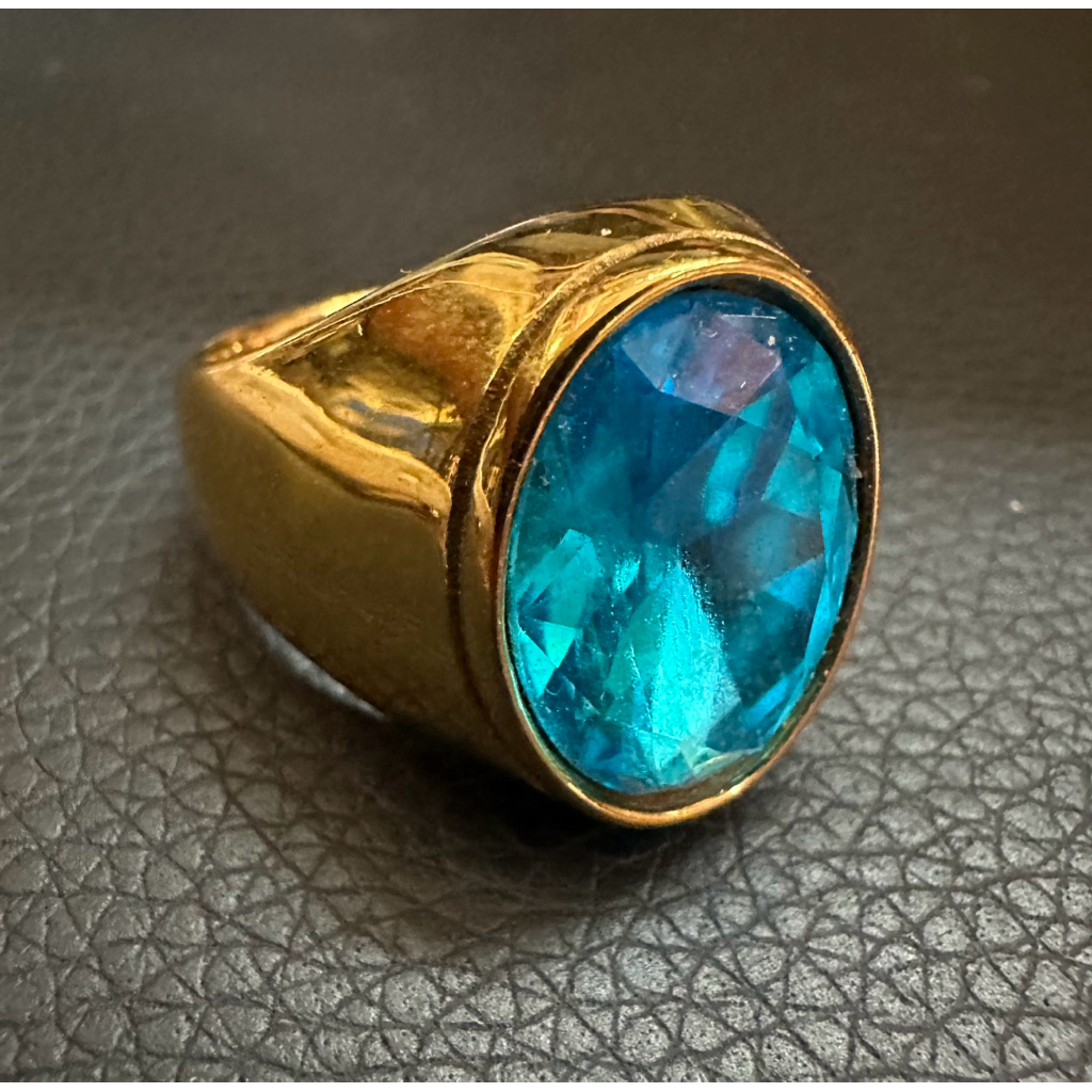 แหวนหัวพลอยสแตนเลสเลเซอร์ 18k ราคา ถูกที่สุด ดีลบีเคเค แกลเลอรีภาพที่ 7