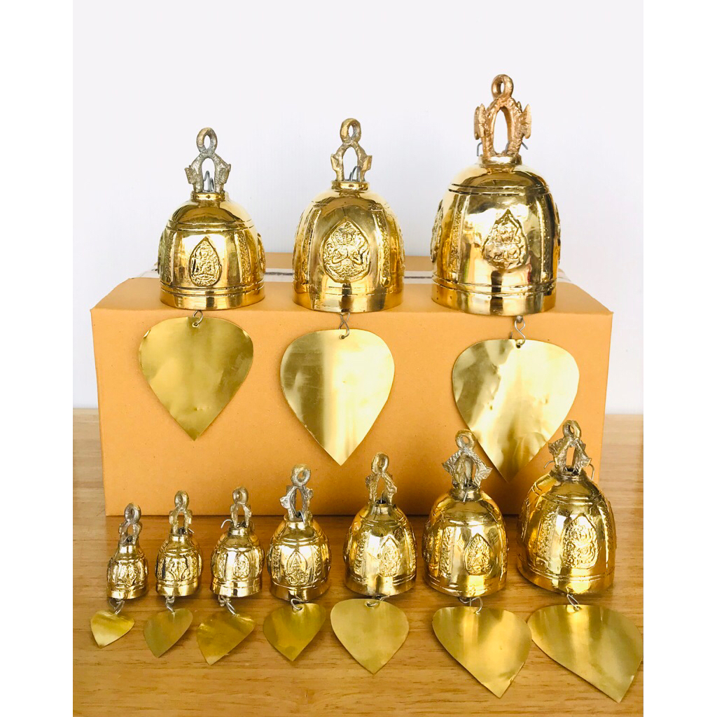 กระดิ่ง ทรงระฆัง ทองเหลือง ระฆัง (สินค้ามี 10 ขนาด) ราคาต่อชิ้น