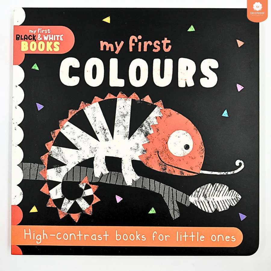 บอร์ดบุ๊ค Black & White Board - Colours สำหรับ 0-1ขวบ  (B1B6