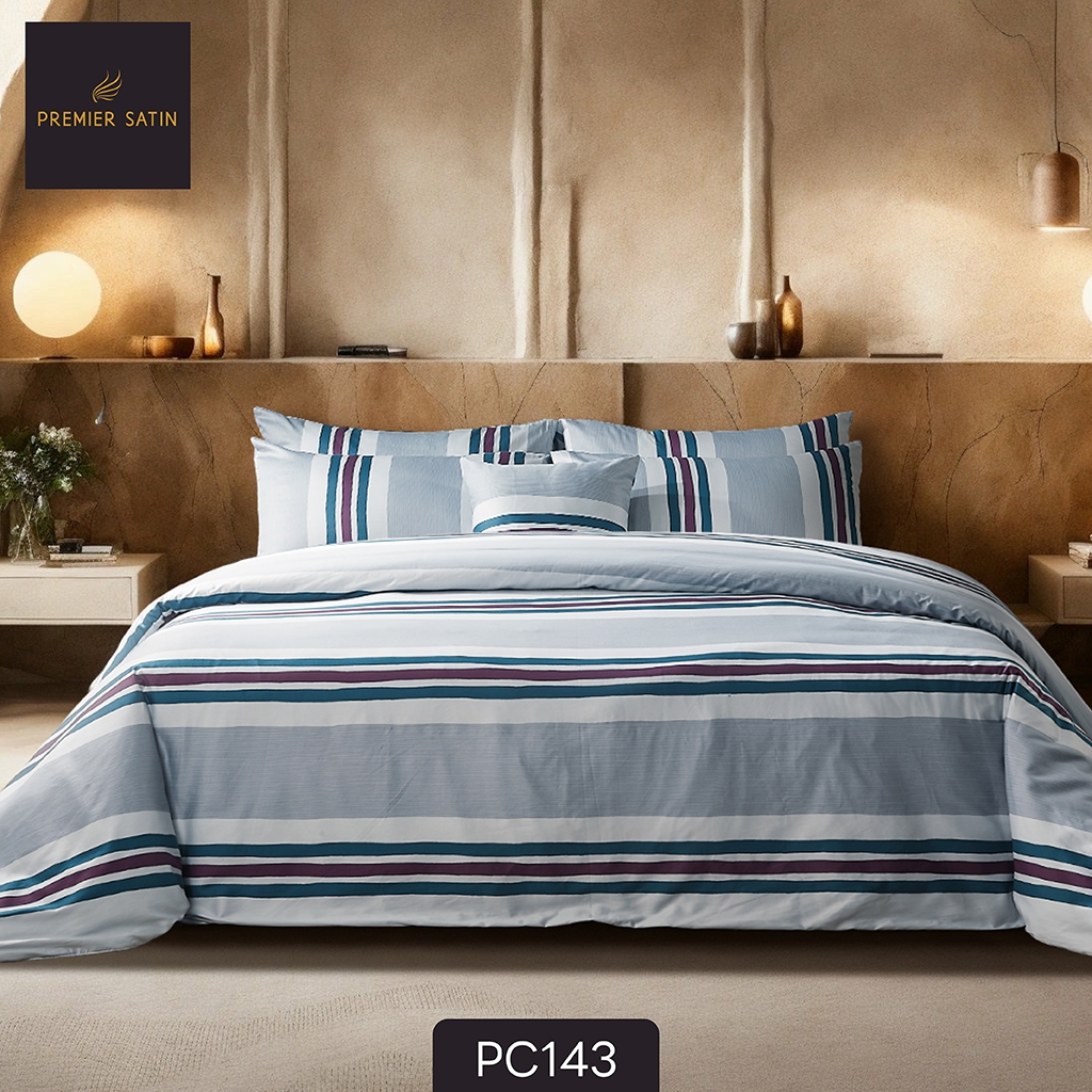 (New Collection) Premier Royal Touch ปลอกหมอนหนุน ขนาดมาตรฐาน   20”x30”  Cotton 100% พิมพ์ลาย - รูปที่ 7