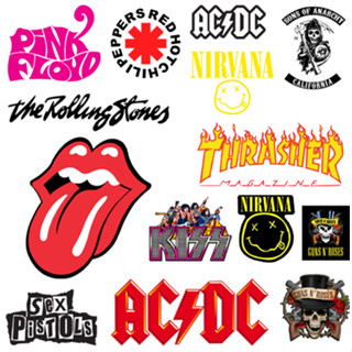 ตัวรีดแผ่นฟิมล์ โลโก้ วงดัง สุดเท่ห์ ขายดี   ตัวรีดติดเสื้อโ…