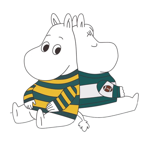 ตัวรีดการ์ตูนสีขาว การ์ตูนมูมิน  สติกเกอร์รีดติดเสื้อ fตัวรีดการ์ตูนขนาดใหญ่ - รูปที่ 4