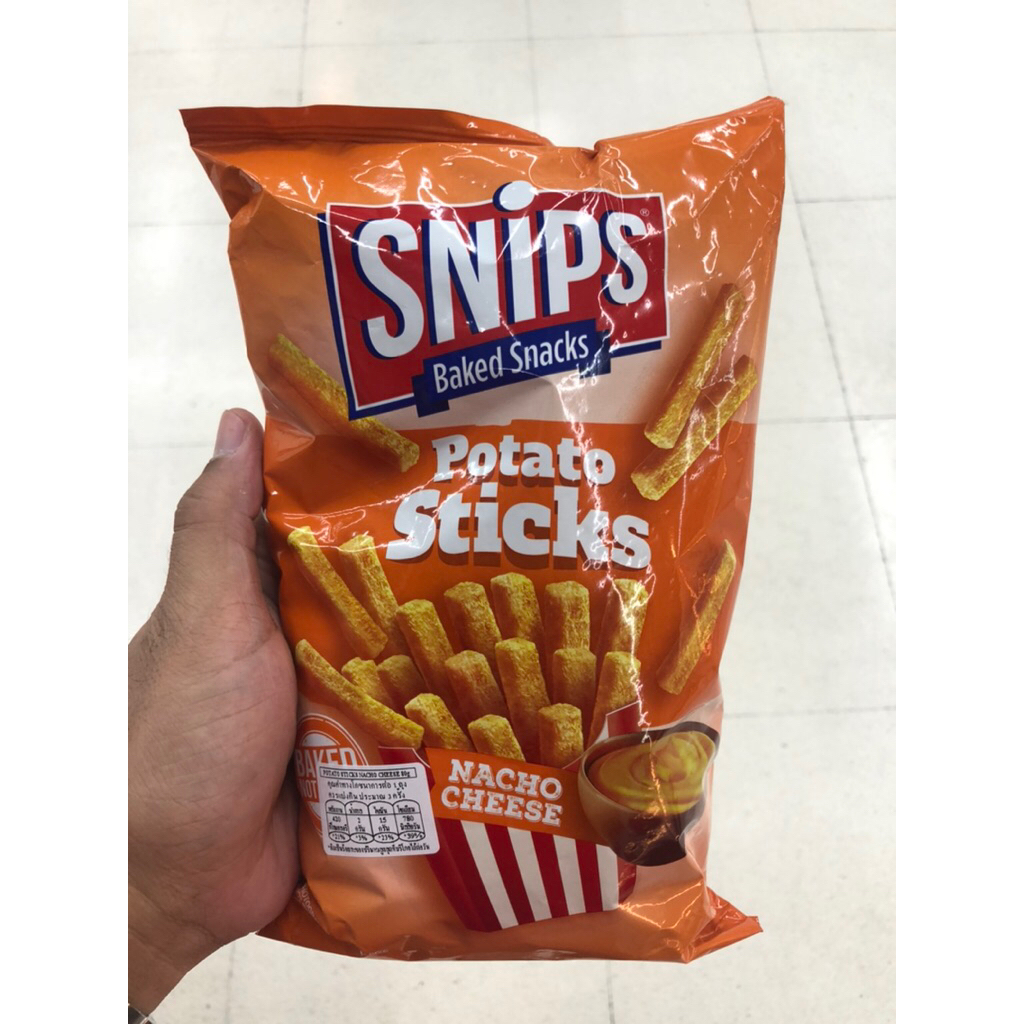 SNIPS  🇱🇧🇱🇧potato stick รส Nacho cheese ขนาด 80g