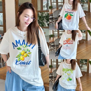 035 T-Shirt Sunshine เสื้อยืด Oversize ลายสกีน