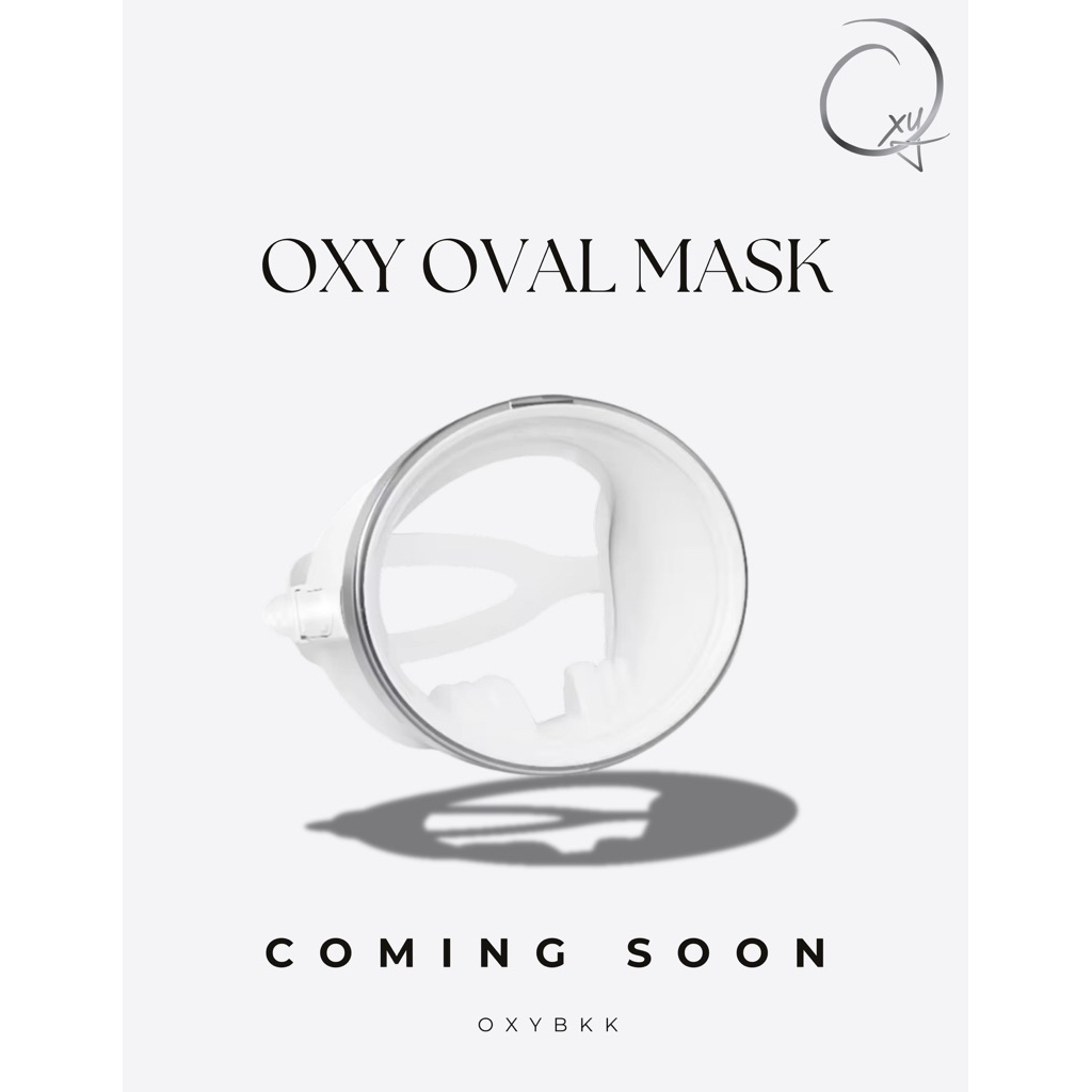 Oxy Oval Mask บีบจมูกเคลียร์หูได้