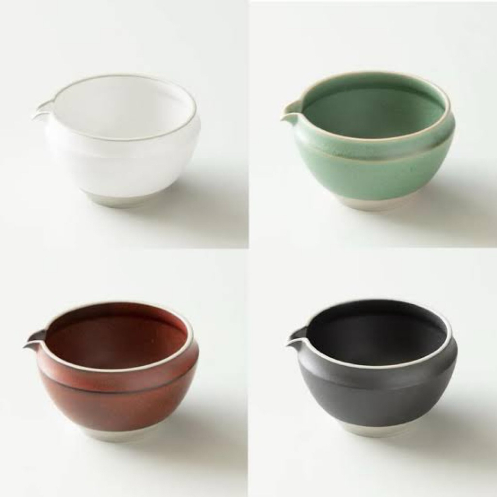 ถ้วยชงชา ถ้วยมัทฉะ ชามชงชา ชามชาเขียว คาตะคุจิ Katakuchi Matcha Bowl Pour