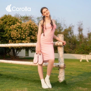 Corolla Shoes รองเท้าแฟชั่นผู้หญิง ทรงลำลอง ดูดซับแรงกระแทก ต้านเชื้อแบคทีเรีย หนังพียู กันละอองน้ำ