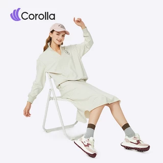 Corolla Colorblock Shoes รองเท้าผ้าใบผู้หญิง ใส่ออกกำลังกายได้ กันลื่น ทรงเสริมส้น ระบายอากาศได้ดี แนะนำเผื่อ 1 ไซส์