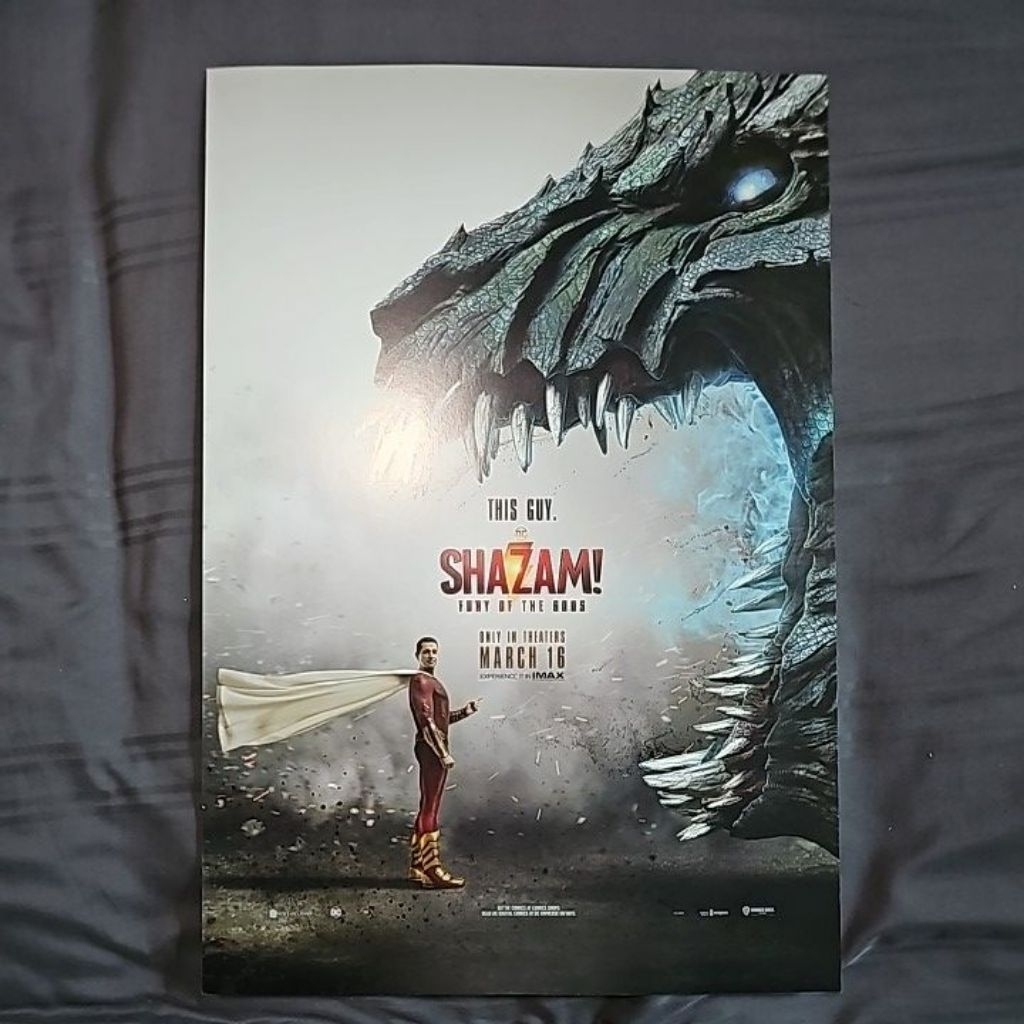 Poster IMAX Major แท้💯% SHAZAM