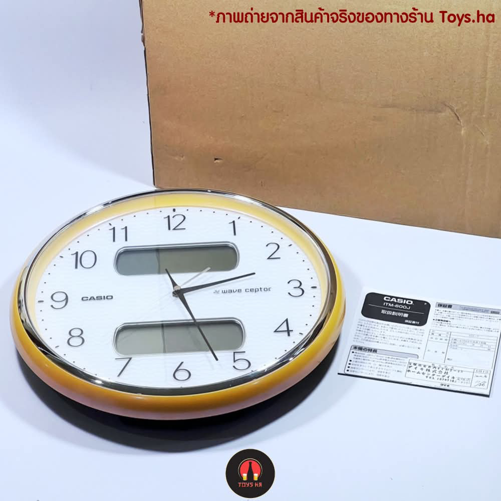 ของแท้!!! 🇯🇵 นาฬิกา Casio แขวนผนัง รุ่น Wave Ceptor ITM-600J จากประเทศญี่ปุ่น
