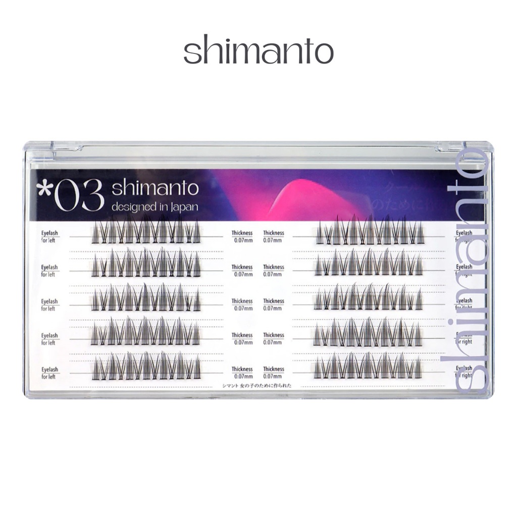 Shimanto ขนตาปลอม รุ่น Cosmo Sunflowers  แบบบาง เป็นธรรมชาติ ใช้ซ้ำได้ เบาบางใส่สบาย บรรจุ 60 ชิ้น