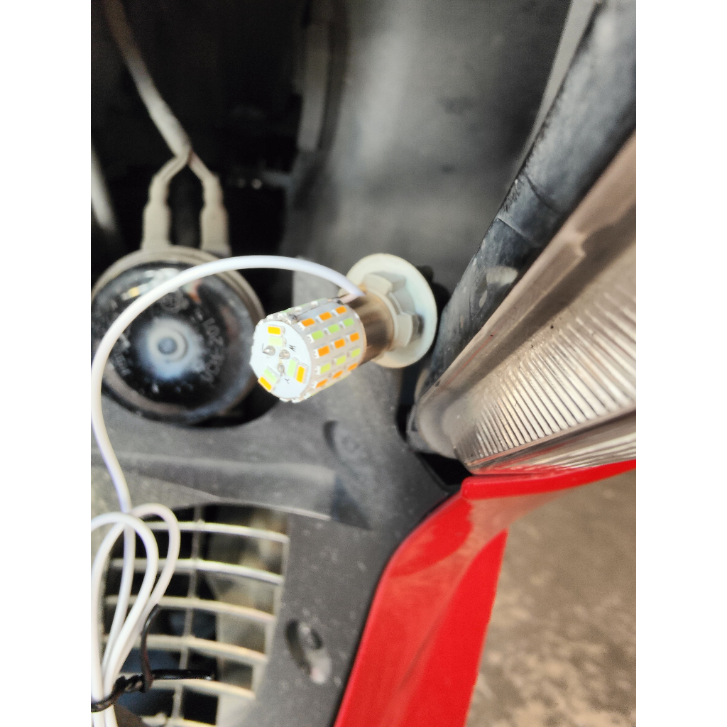 Aerox (ทุกรุ่นทุกปี) ชุดปลั๊กต่อไฟหรี่ในไฟเลี้ยวหน้าตรงรุ่น - รูปที่ 5