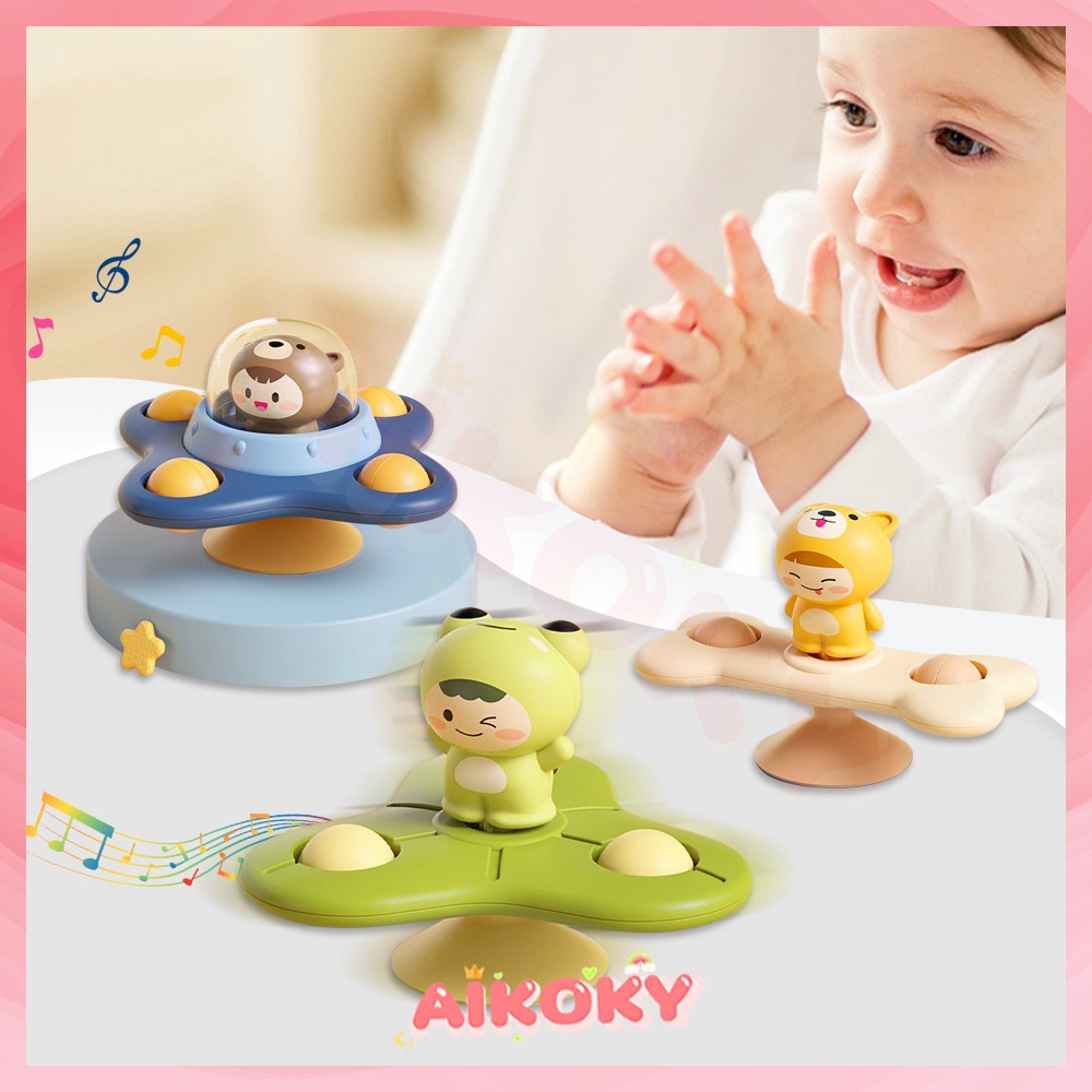 AIKOKY ของเล่นสปินเนอร์ รูปหมี หมุนได้ ช่วยบรรเทาความเครียด  ของเล่นเด็ก ช่วยบรรเทาความเครียด สําหรับเด็กวัยหัดเดิน