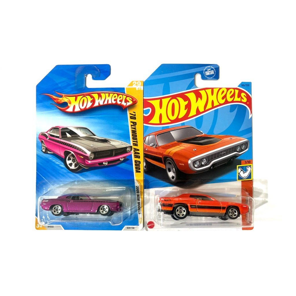 Hot Wheels | ‘71 PLYMOUTH GTX | ‘71 PLYMOUTH AAR CUDA |‼️มุมยับ‼️| 🇺🇸แพคอเมริกา✈️