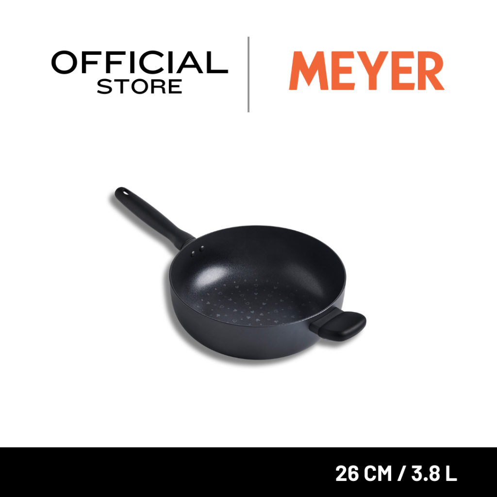 DISNEY MONOCHROME กระทะเชฟอเนกประสงค์ MEYER ขนาด 26 ซม./3.8 ลิตร มิคกี้ เมาส์ ลิขสิทธิ์แท้ (18233-T)