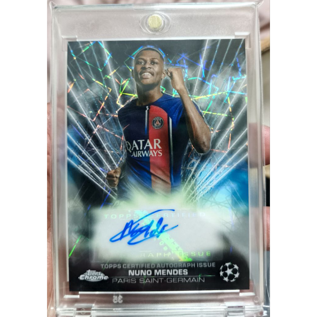 NUNO MENDES เซ็น ลิขสิทธิ์แท้ Topps