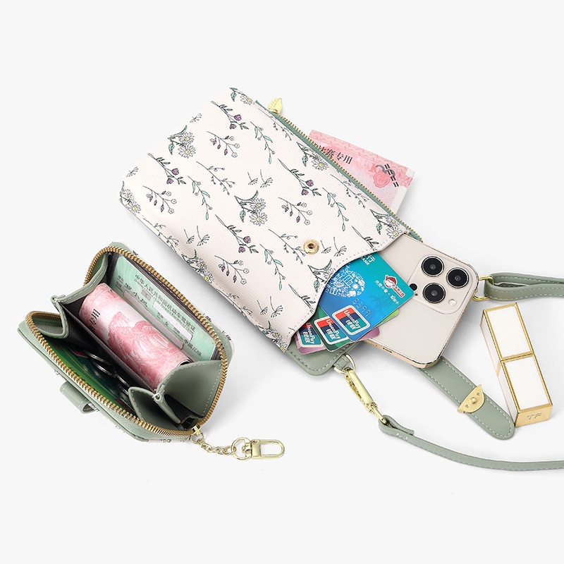 SUPHIAR ลายดอกไม้กระเป๋าสะพายข้างกระเป๋าผู้หญิง 2025 ฤดูร้อนใหม่ระดับไฮเอนด์ไหล่ความจุขนาดใหญ่กระเป๋าโทรศัพท์ - รูปที่ 5