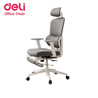 [ฟรีเบาะ]Deli เก้าอี้ทำงาน เก้าอี้เพื่อสุขภาพ รองรับสรีระ ช่วยให้นั่งนาน ไม่เมื่อย Ergonomic Chair