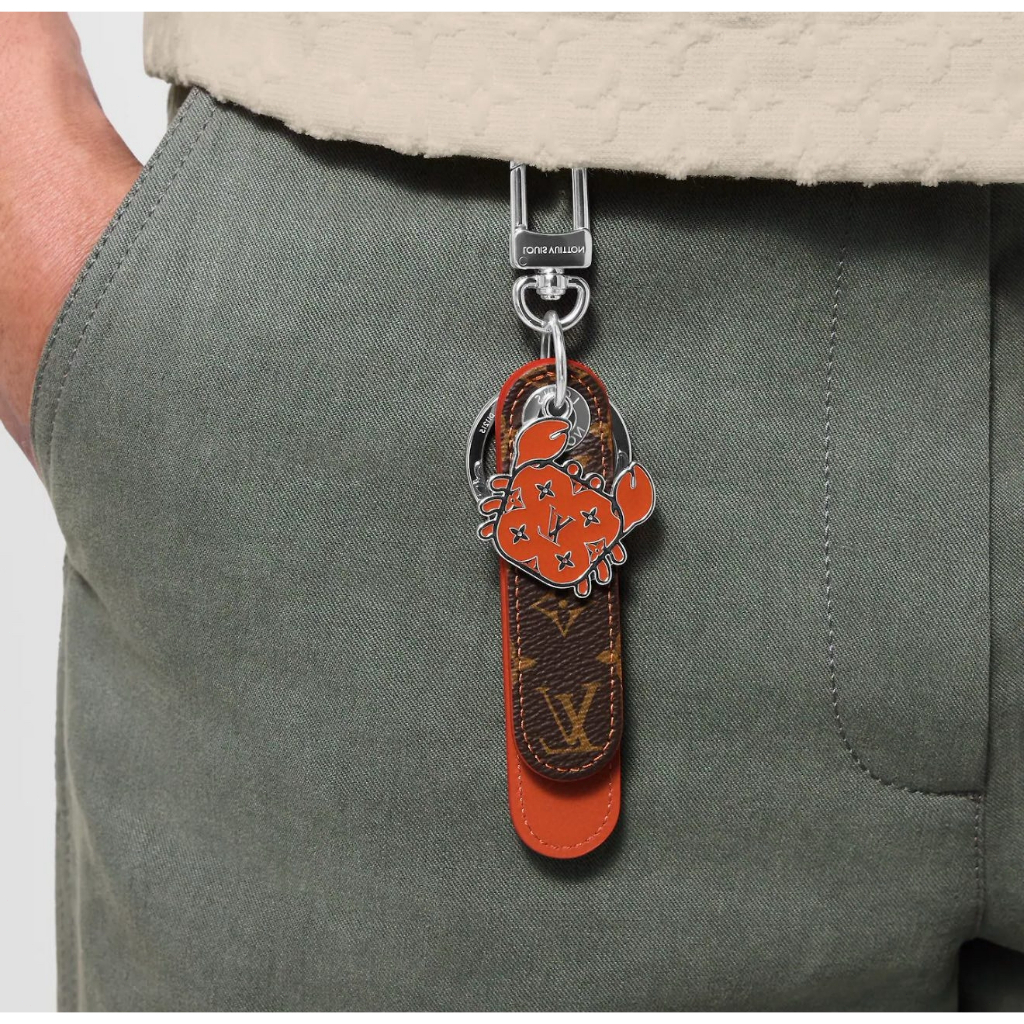 Pre order ราคา900 Crab/Sea Turtle Keychain Coated Canvas