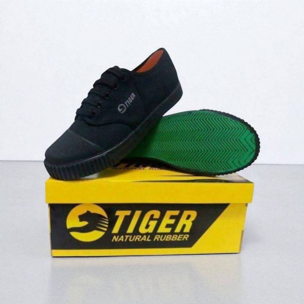 Tiger 205 ไทเกอร์รองเท้าผ้าใบนักเรียนชาย ยี่ห้อ Tiger รุ่น205 size 27-46 มีบริการส่งด่วน