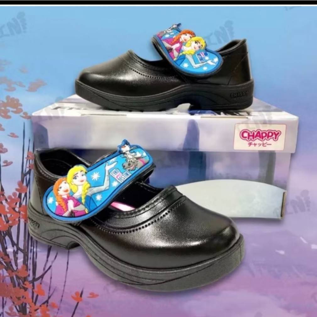 CHAPPY รองเท้านักเรียนหญิง รองเท้าหนัง Frozen รุ่น CF-226