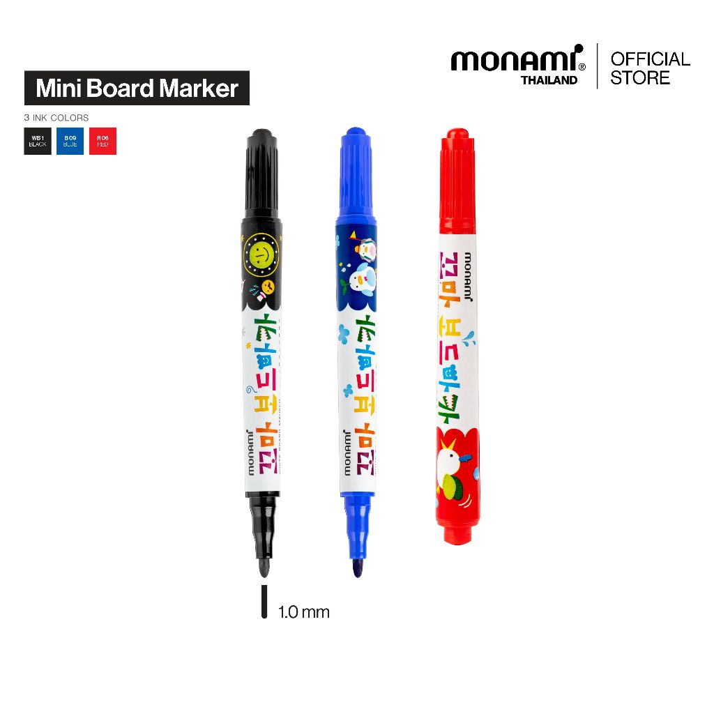 Monami ปากกาไวท์บอร์ด รุ่น มินิ บอร์ด