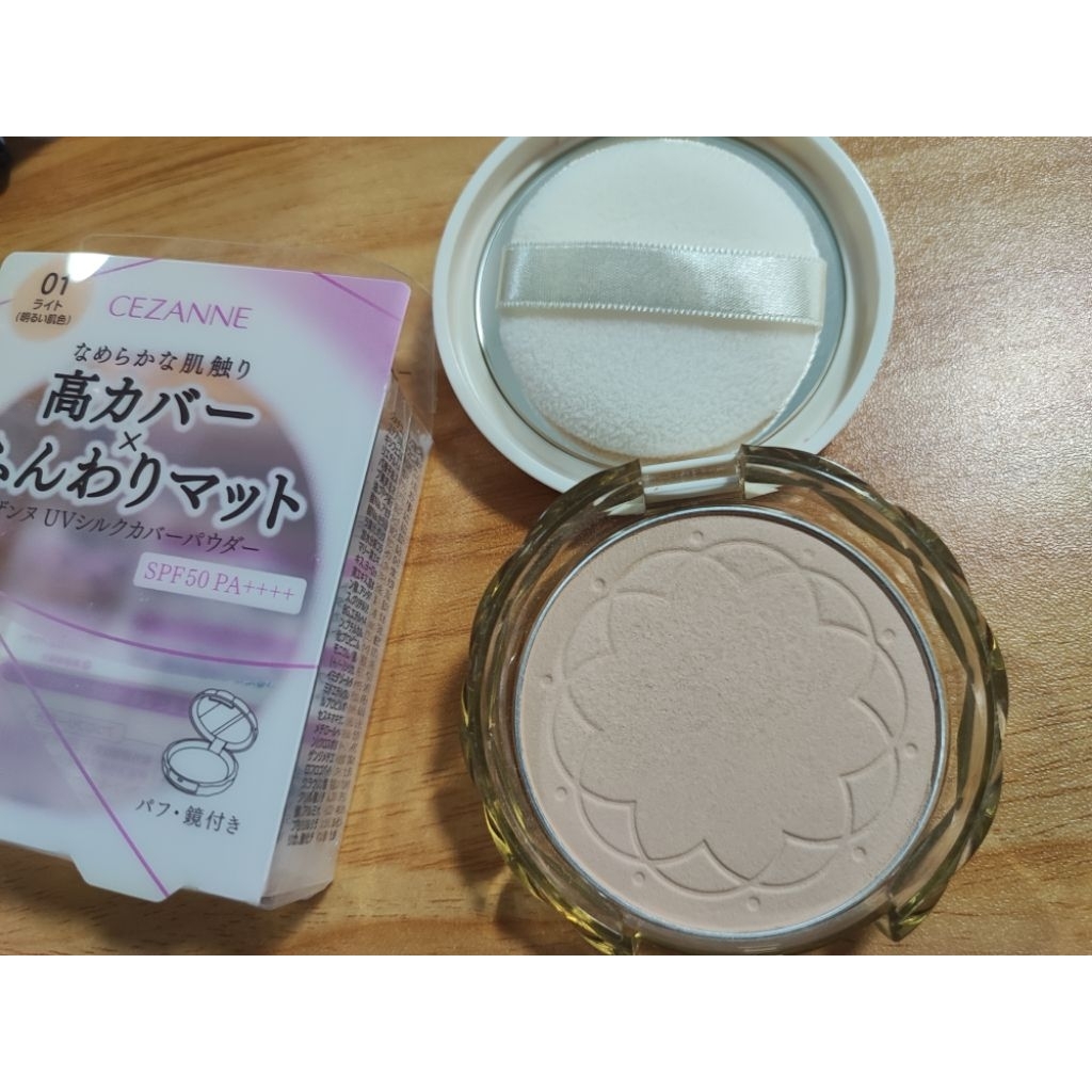 แป้ง Cezanne แท้ 100% เบอร์01 (ซื้อมาผิดเบอร์ แค่ลอง)