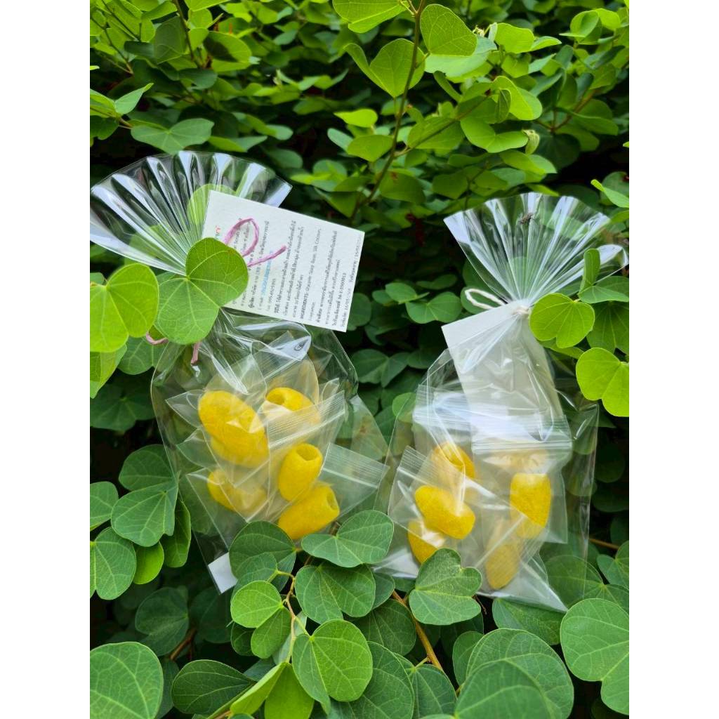 รังไหม สบู่รังไหมขัดหน้าแบบซอง-ลดสิวเสี้ยน หน้าใส -