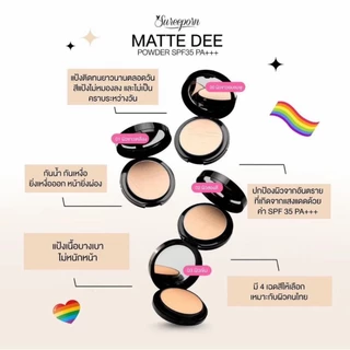 Sureeporn Matte Dee Powder SPF35 PA++ ขนาด10g.สุรีย์พรแป้งแมทผสมรองพื้น