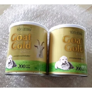 MG-902 AG-SCIENCE Goat Gold 🐐✨ แอค-ซายน์ นมแพะผงสำหรับสัตว์เลี้ยง สุนัข 🐶 แมว 🐱 อาหารเสริมทดแทนนม ขนาด 200กรัม x 1กระปุก