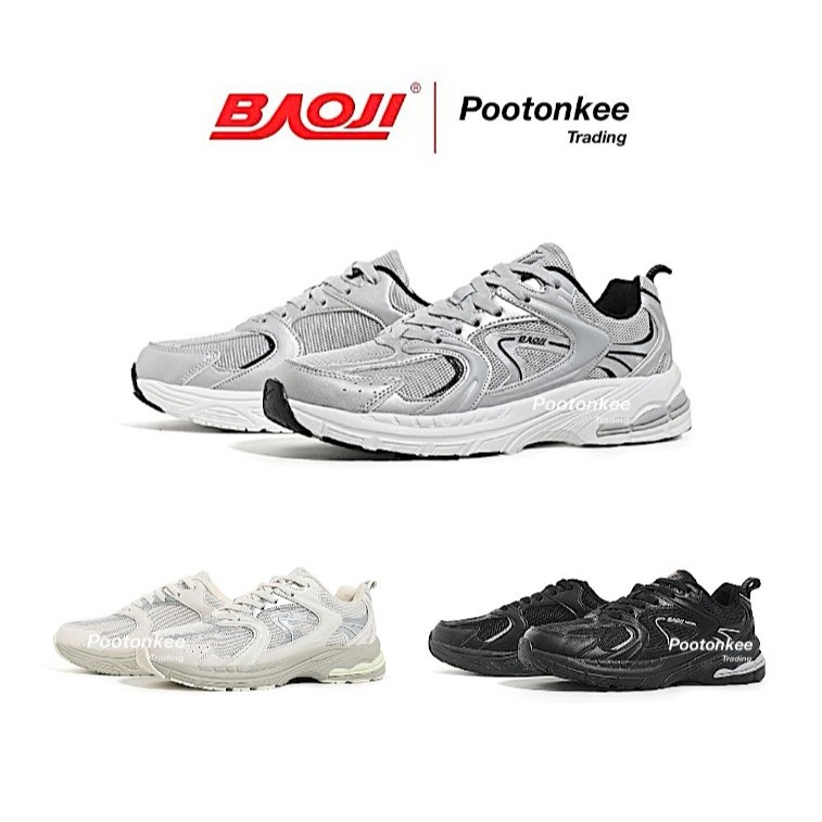BAOJI บาโอจิ BJM 817 รองเท้าผ้าใบ รองเท้าวิ่งผู้ชาย