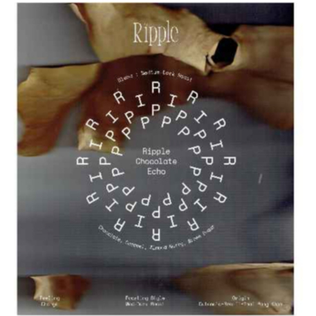 Ripple เมล็ดกาแฟคั่วเข้ม “Ripple Chocolate Echo”
