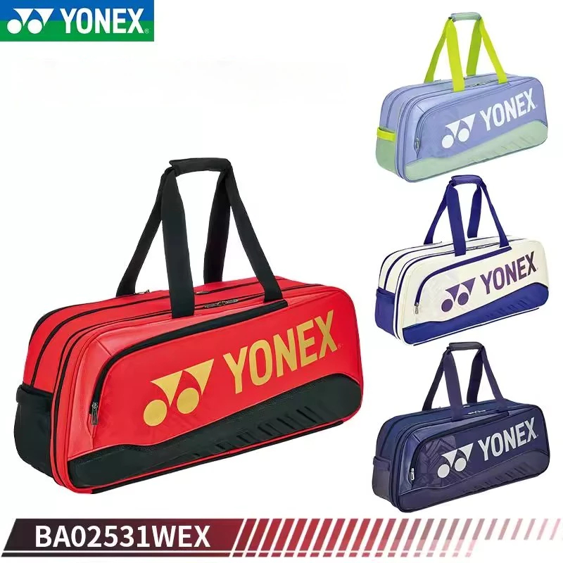 2025 ใหม่ BA92431WEX กระเป๋าแบดมินตันกีฬากระเป๋า 6 แพ็คไหล่เดี่ยว  ความจุขนาดใหญ่กระเป๋าแบดมินตัน