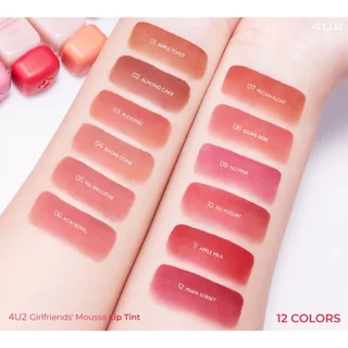 4U2 GIRLFRIENDS' MOUSSE LIP TINT ทินท์มูส
