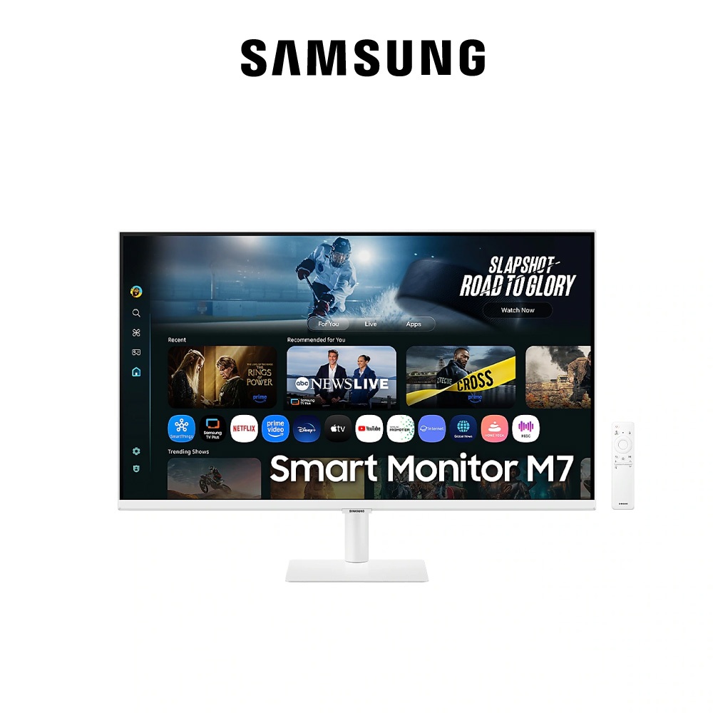 MONITOR (จอมอนิเตอร์) SAMSUNG SMART MONITOR M7 M70F LS32FM701UEXXT - 32 INCH VA 4K 60Hz USB-C