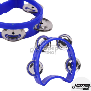 (พร้อมส่ง) แทมโบรีน Tambourine ครึ่งวงกลม ให้เสียงดังกังวาล เครื่องเคาะพลาสติกสําหรับของเล่นเด็กเกม