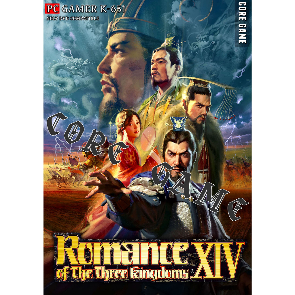 Romance of the three kingdoms XIV แผ่นและแฟลชไดร์ฟ  เกมส์ คอมพิวเตอร์  Pc และ โน
