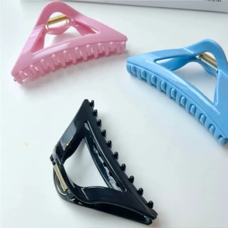 พร้อมส่ง!🇹🇭 ราคา/ชิ้น Soft Silicone Triangle Clip กิ๊บหนีบผมซิลิโคนอ่อนนุ่มทรงสามเหลี่ยม ไม่เจ็บหนังศรีษะ เนื้องานเกาหลี
