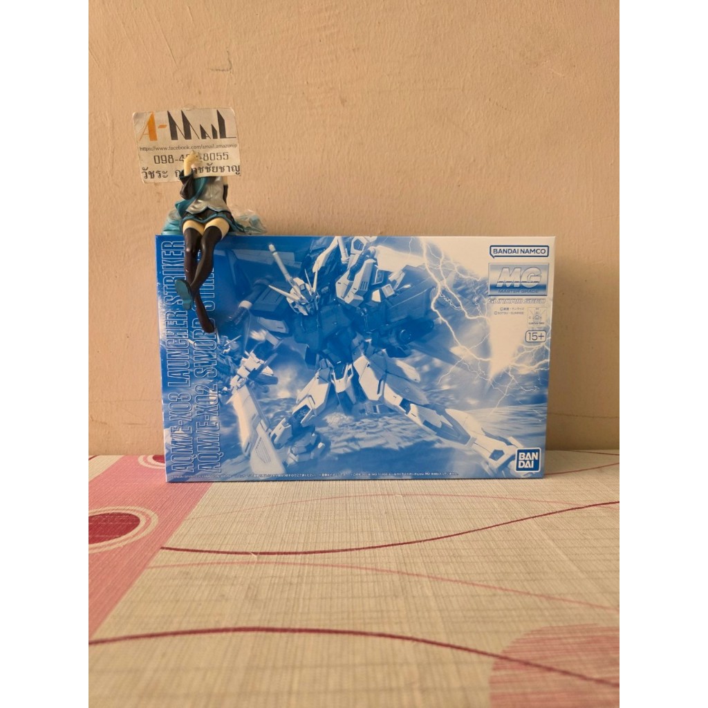 [พร้อมส่ง] Bandai MG 1/100 Launcher Striker / Sword Striker for Aile Strike Gundam Ver. RM Plastic M