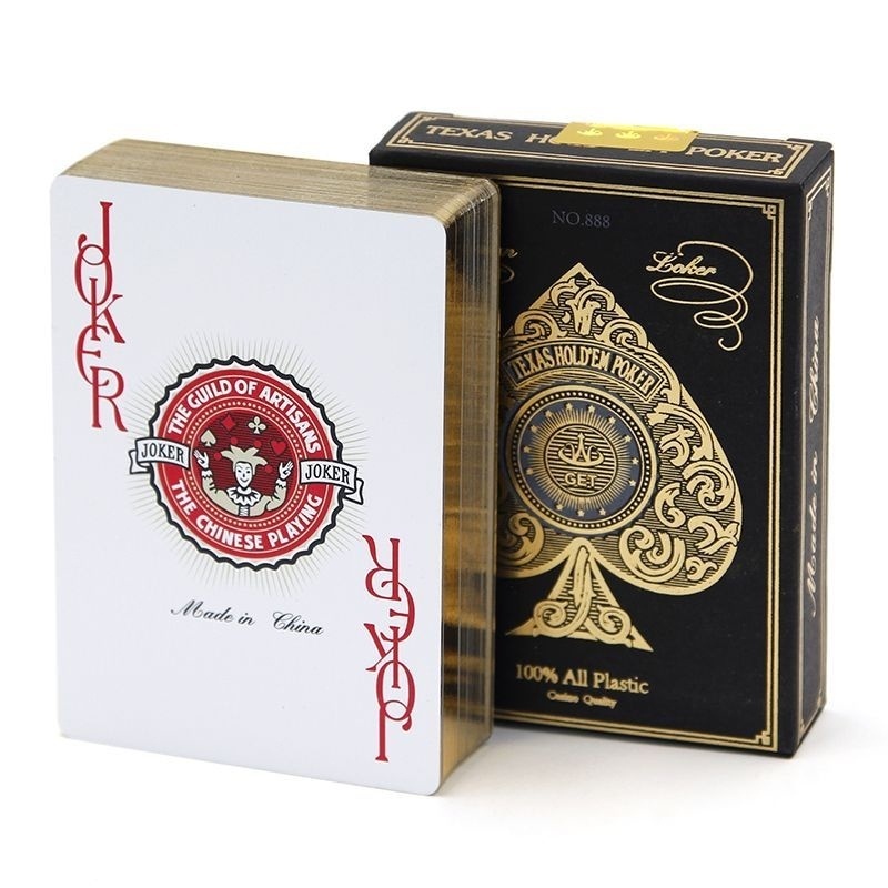 จัดส่งด่วน พลาสติกคุณภาพสูง สีทอง เกมบนโต๊ะ การ์ด