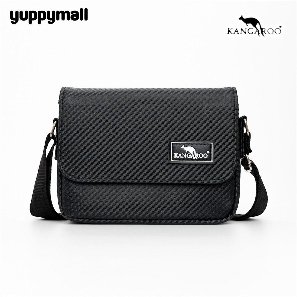 กระเป๋าสะพายข้าง  Kangaroo คาร์บอนเคฟล่า ขนาด 8.5 นิ้ว พร้อมส่งจากไทย