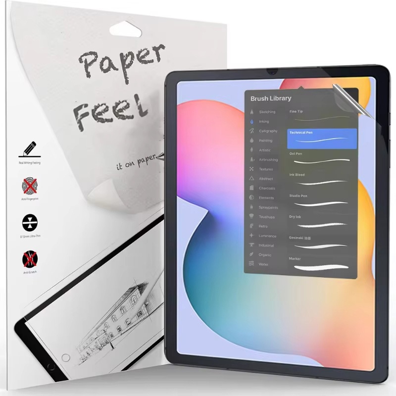 ฟิล์มกันรอยไอแพด ฟิล์มกระดาษ For iPad Gen 7th 8th 9th 10.2 Gen 5th 6th 9.7 Pro 11 Air 3 4 5 Mini 4 5 6 ฟิล์มไอแพด