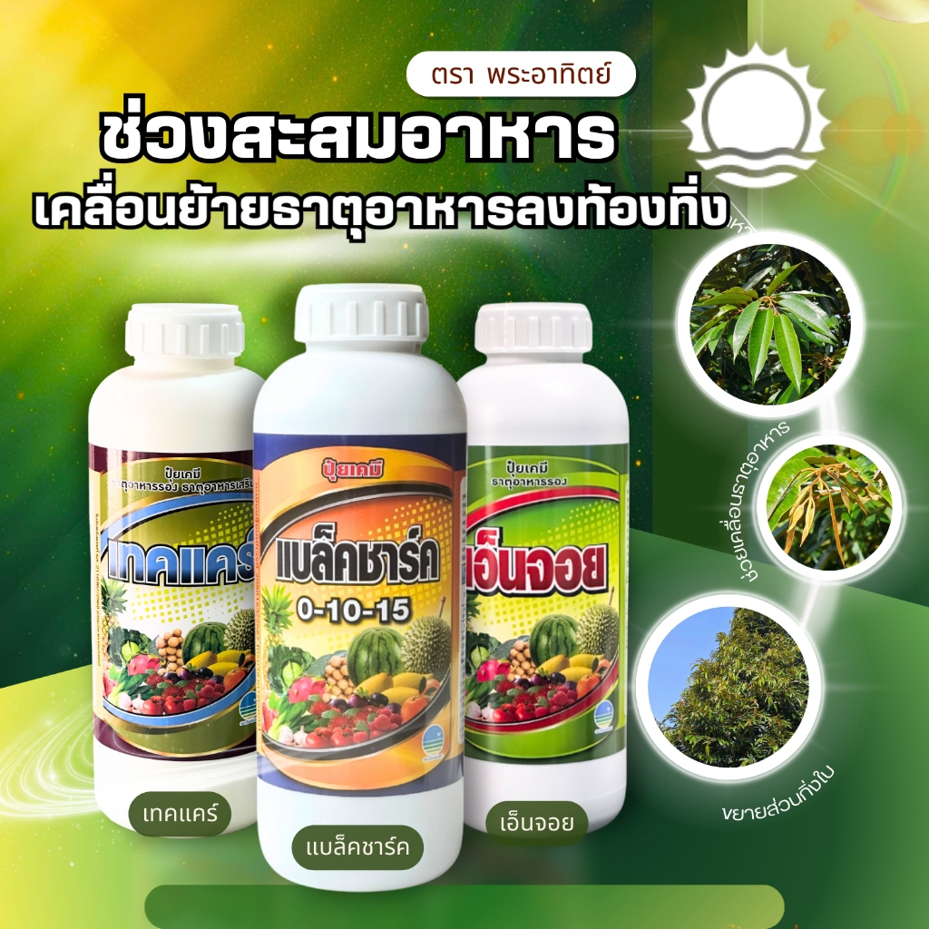 🌿 ชุดสะสมอาหารทำดอก สูตรเกษตรเปิดใจ อาหารแน่น เคลื่อนย้ายไปท้องกิ่งดี อาหารแน่น คุณภาพสูง ต้นไม่มีโทรม