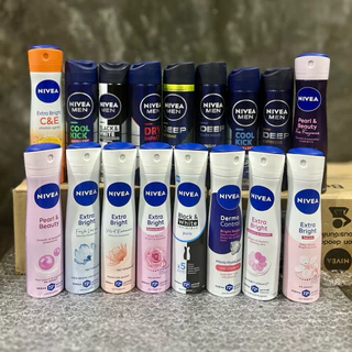 Nivea spray นีเวีย สเปรย์ 150 มล. นีเวียสเปรย์ระงับกลิ่นกาย ผู้ชาย ผู้หญิง