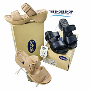 สินค้าพร้อมส่ง รองเท้าแตะสั้นสูง ผู้หญิง สกอลล์ แบบสวม รุ่น …