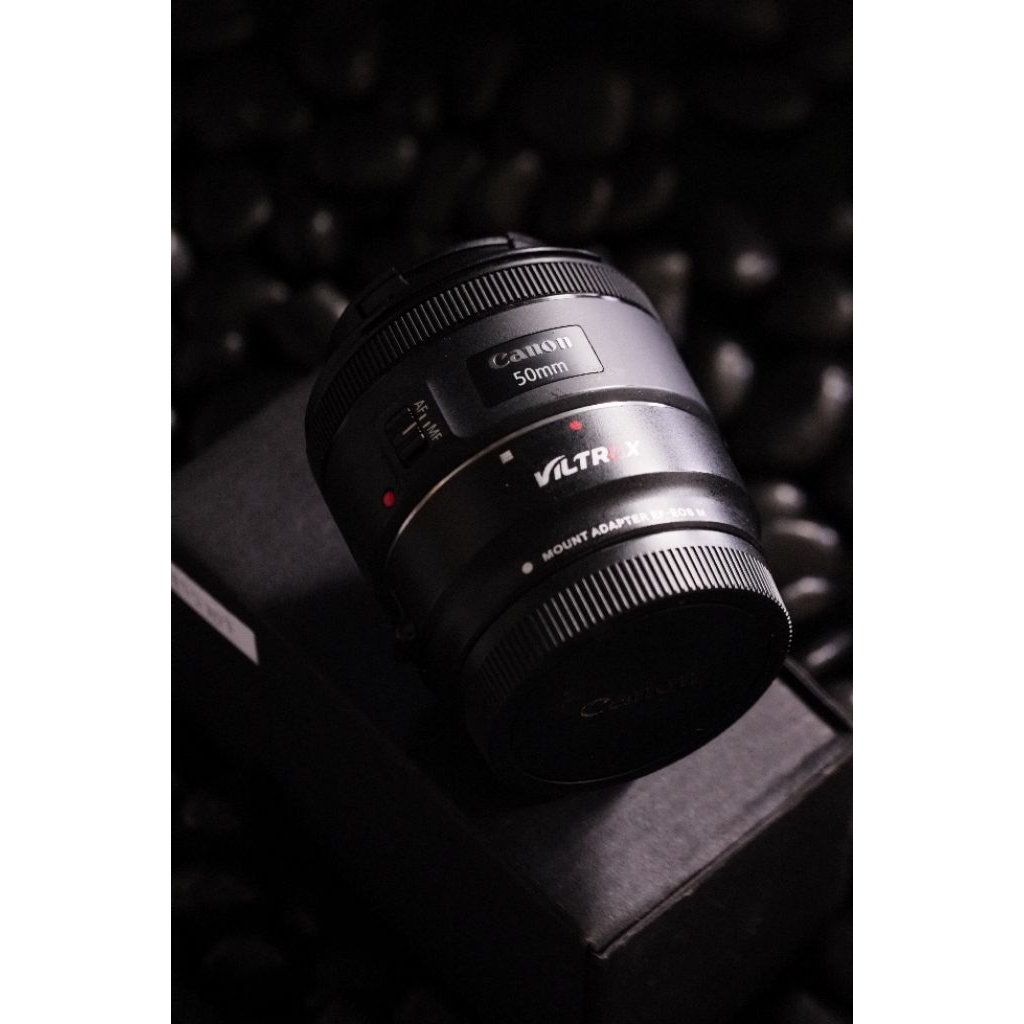 Canon​ EF​ 50​f1.8​ STM​ + VILTROX​ EF- EOS-M