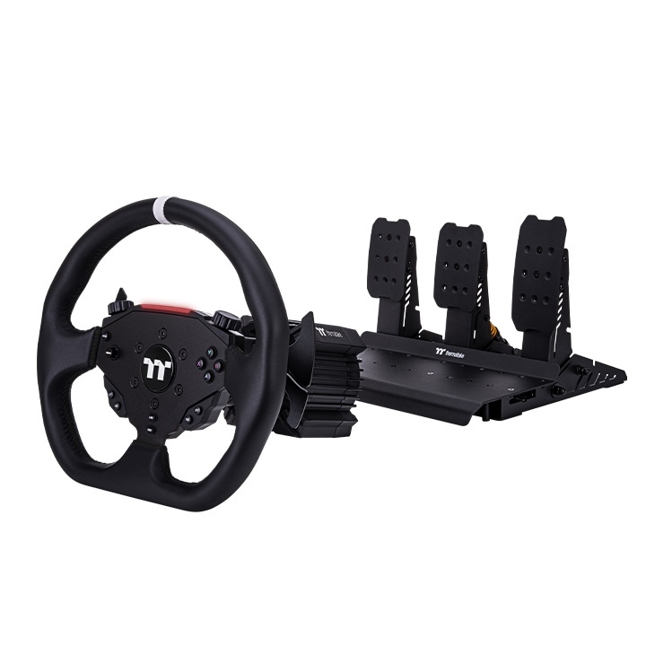 Thermaltake G6 Direct Drive Racing Wheel, Direct Drive & Pedals Bundle